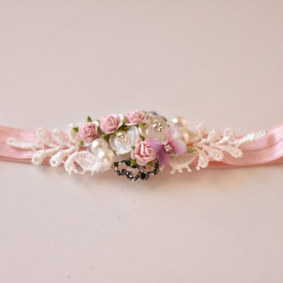 βρεφική κορδέλα με μοτίφ