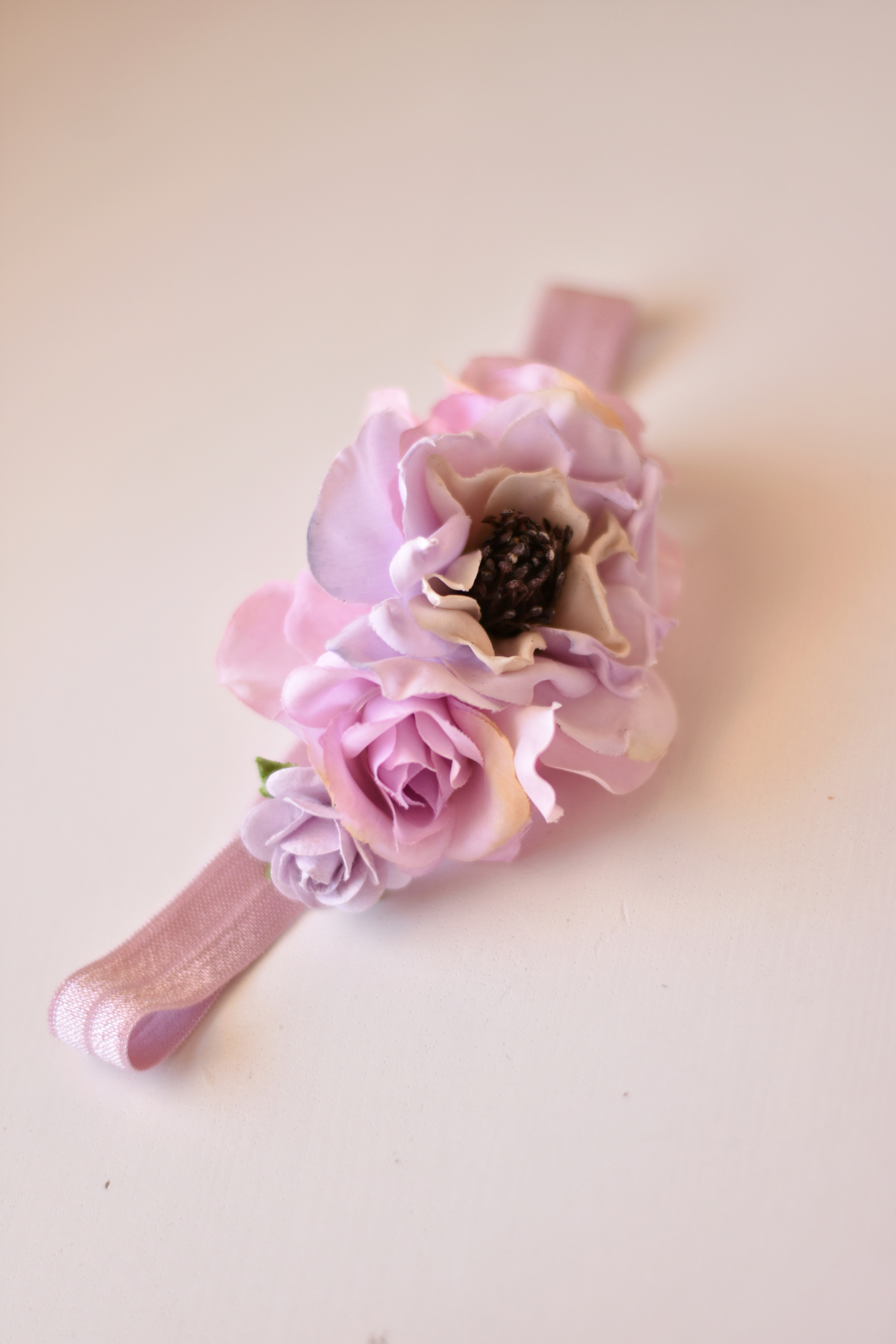 λιλά κορδέλα με παπαρούνα - Image 3