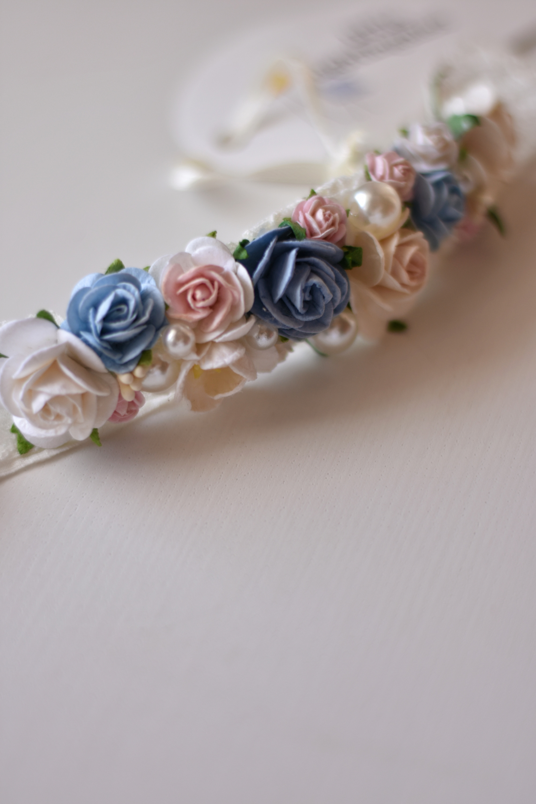 blue pink βρεφική κορδέλα - Image 3