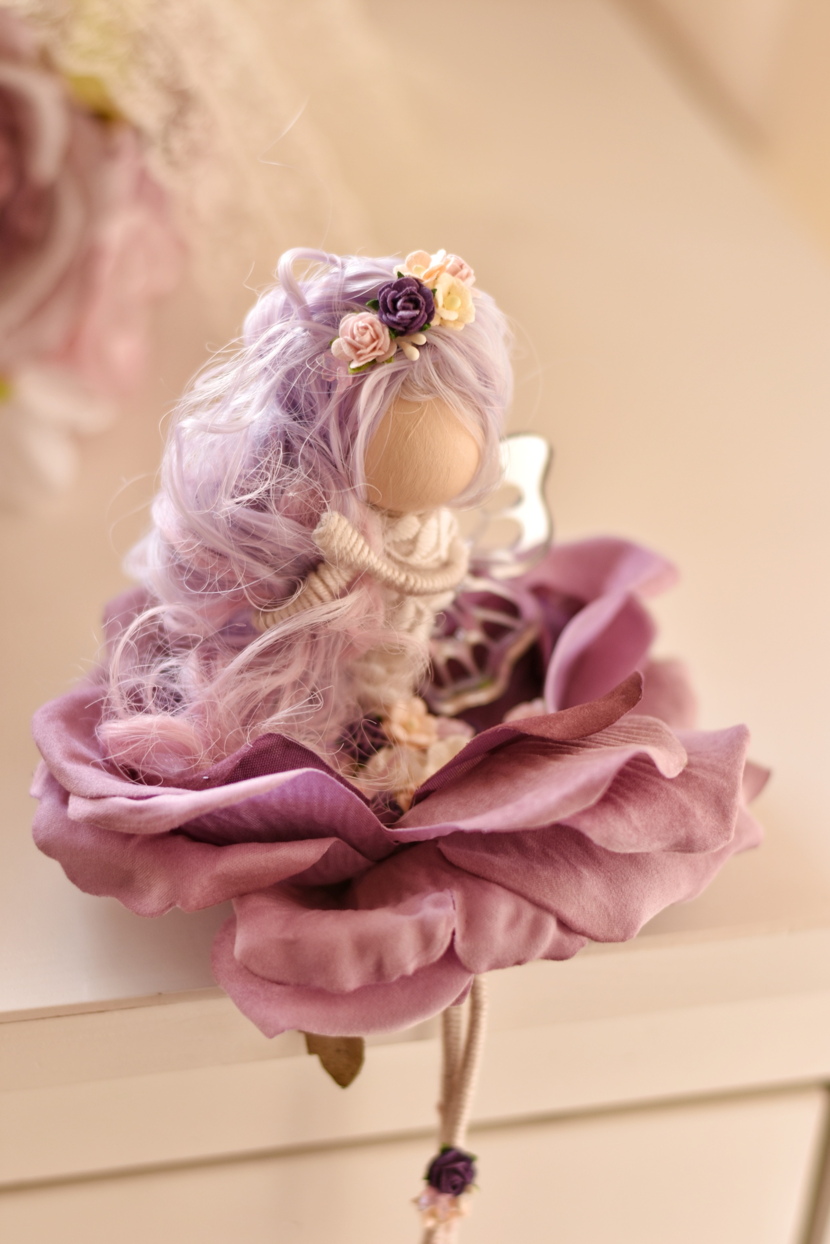 Wisteria Rosa νεράιδα κούκλα