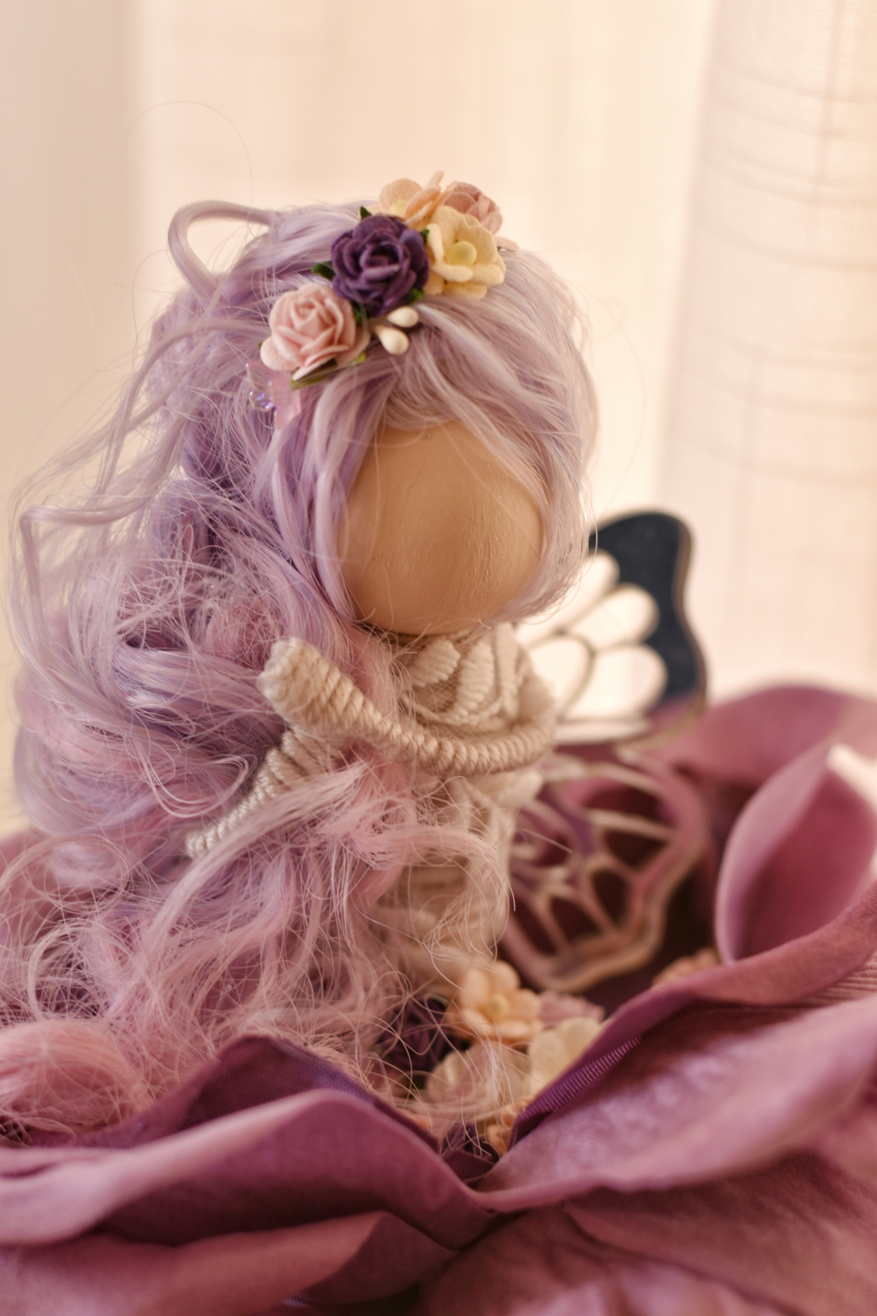 Wisteria Rosa νεράιδα κούκλα - Image 2