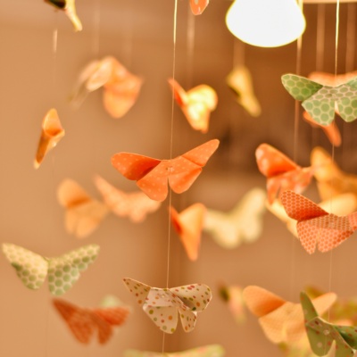 Butterfly chandelier