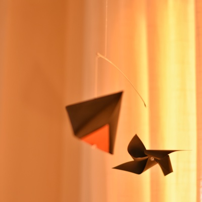 Geometric montessori mobile