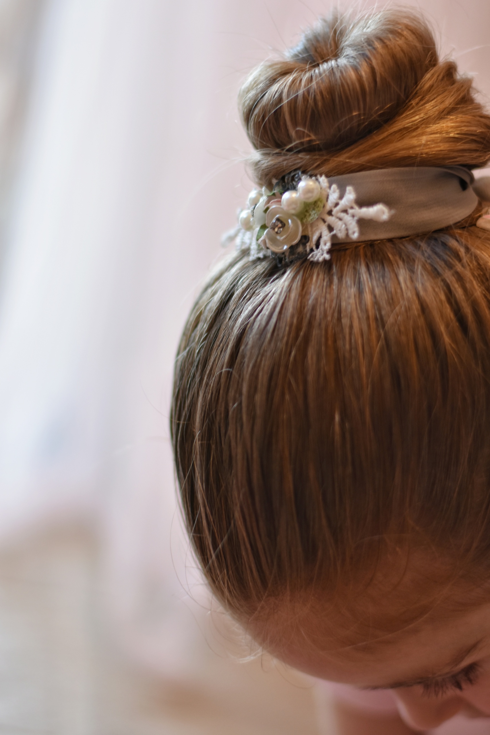 Ballet wrap- γκρι τούλινη κορδέλα - Image 2