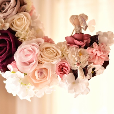 The fairy moon flower baby mobile