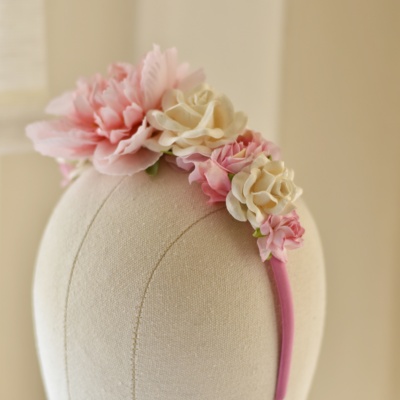 ροζ στέκα για τα μαλλιά