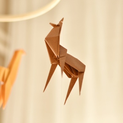 Χειροποίητο Origami Mobile με ζωάκια